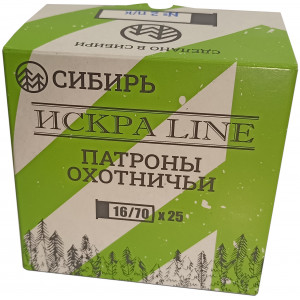 Патроны охотничьи дробовые СИБИРЬ 16/70 №5 28гр б/к